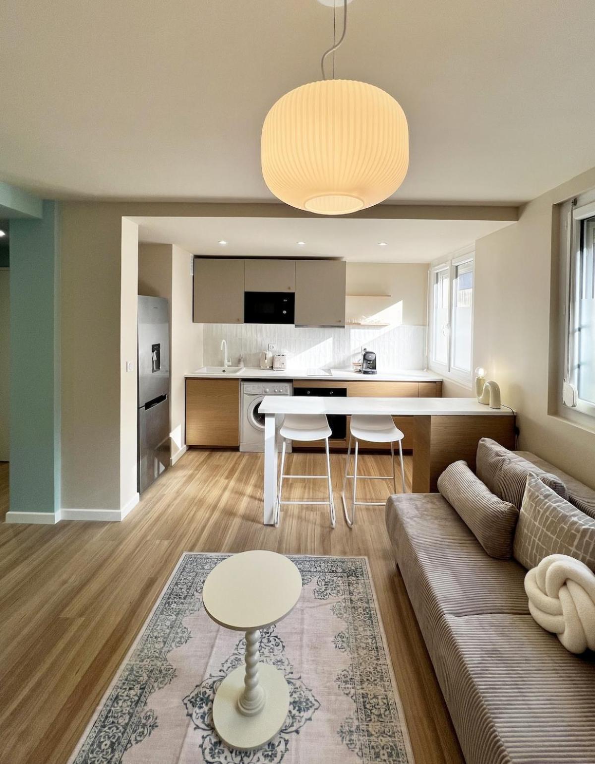 Apartment T2 Renove, Quartier Compans *